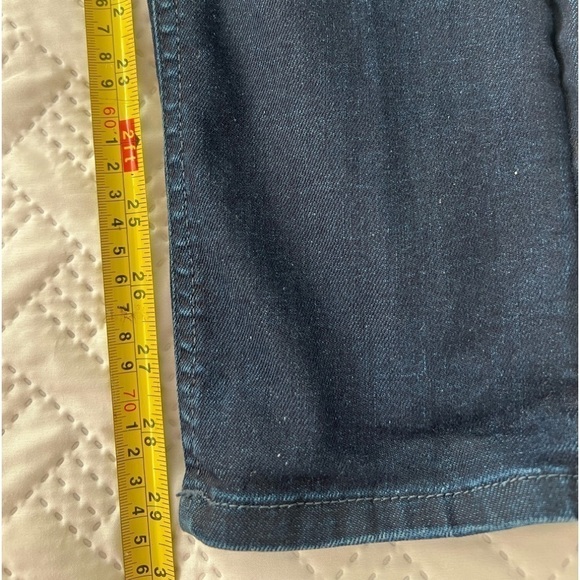 Jack & Jones Young Man Teen 29x32” (29x29.5”) Dark Wash Slim Straight Blue Jeans - Picture 9 of 14